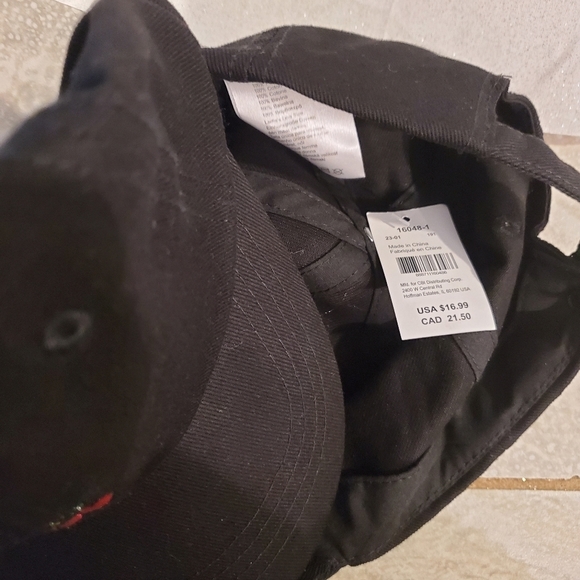 NEW Claire's Tucker Baseball Black w/ Cherries Hat - Picture 4 of 4